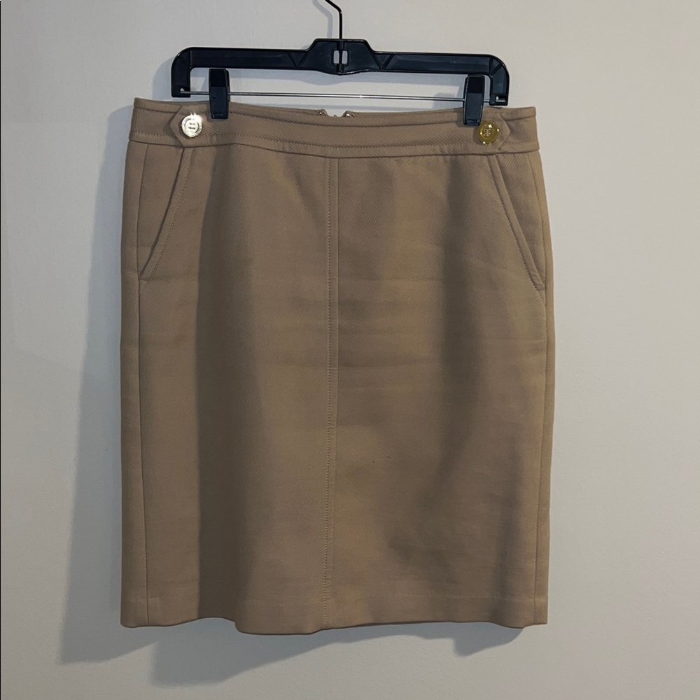Talbots Beige Pencil Skirt